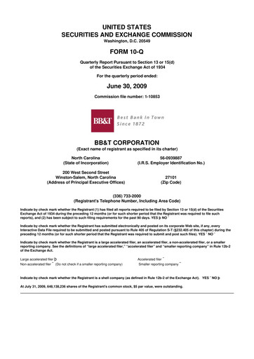 Thumbnail Truist Financial Corporation 10-Q Quarterly Report FY 