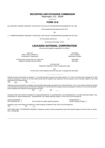 Thumbnail Jefferies Financial Group
 10-Q Quarterly Report FY2012 