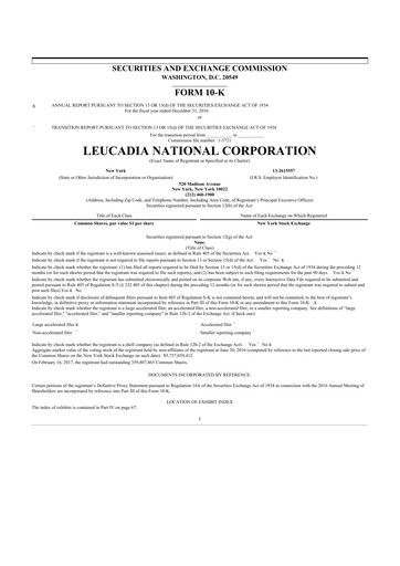 Thumbnail Jefferies Financial Group
 10-K Annual Report 2016