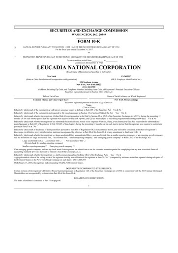 Thumbnail Jefferies Financial Group
 10-K Annual Report 2017