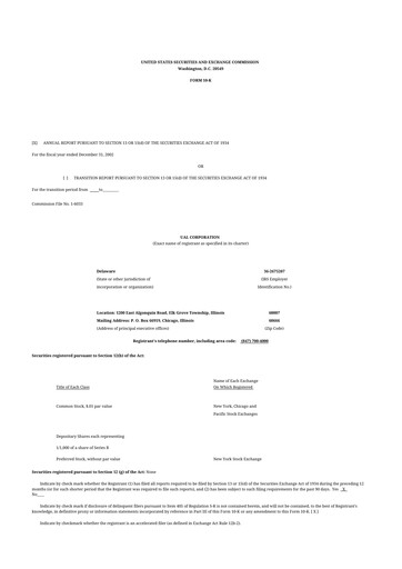 Thumbnail United Airlines Holdings
 10-K Annual Report 