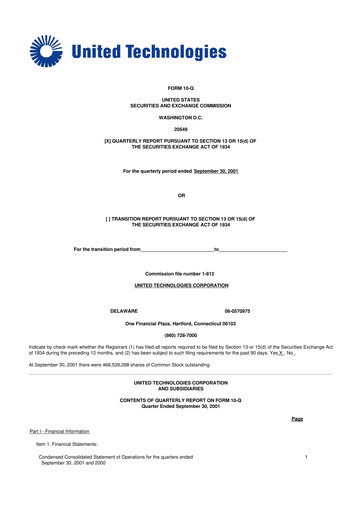 Vorschaubild RTX 10-Q Quartalsbericht  