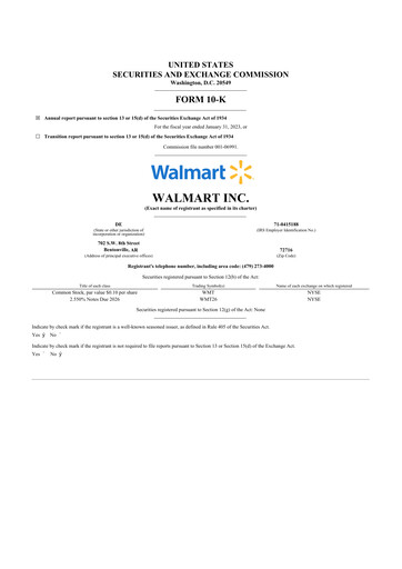 Thumbnail Walmart 10-K Annual Report 2023