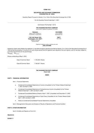 Thumbnail Graham Holdings 10-Q Quarterly Report FY 