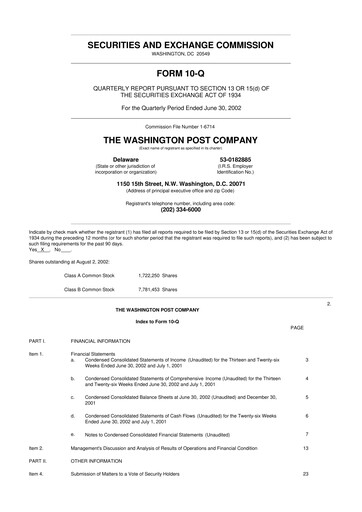 Thumbnail Graham Holdings 10-Q Quarterly Report FY 