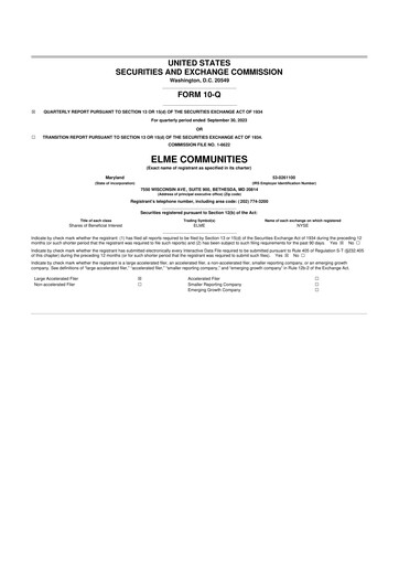 Thumbnail Elme Communities 10-Q Quarterly Report FY2023 