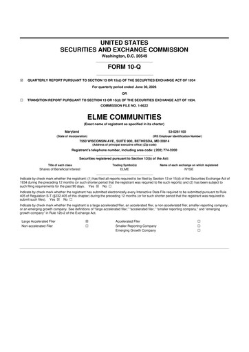 Thumbnail Elme Communities 10-Q Quarterly Report FY2026 