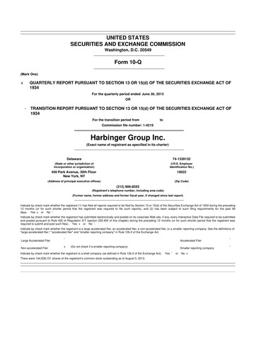 Thumbnail Spectrum Brands
 10-Q Quarterly Report FY2013 