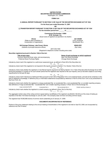 Thumbnail W. W. Grainger
 10-K Annual Report 