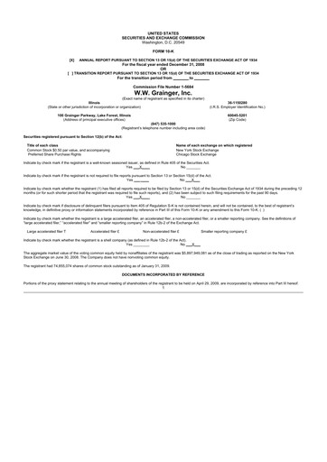 Thumbnail W. W. Grainger
 10-K Annual Report 