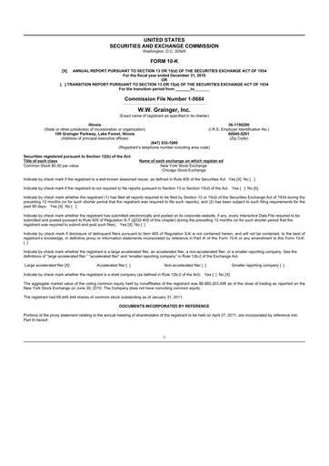 Thumbnail W. W. Grainger
 10-K Annual Report 2010