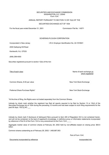 Thumbnail Merck 10-K Annual Report 