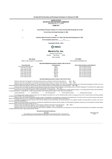 Thumbnail Merck 10-K Annual Report 2025