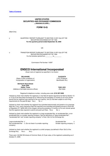 Thumbnail Valaris 10-Q Quarterly Report FY 