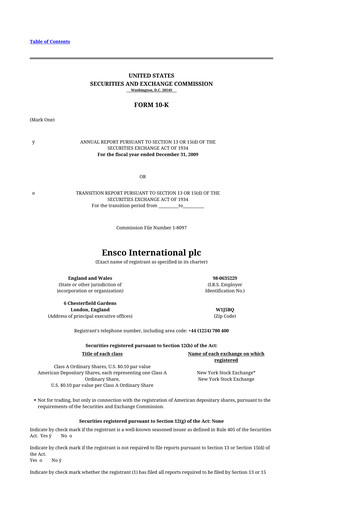 Thumbnail Valaris 10-K Annual Report 