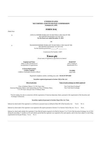 Thumbnail Valaris 10-K Annual Report 2011