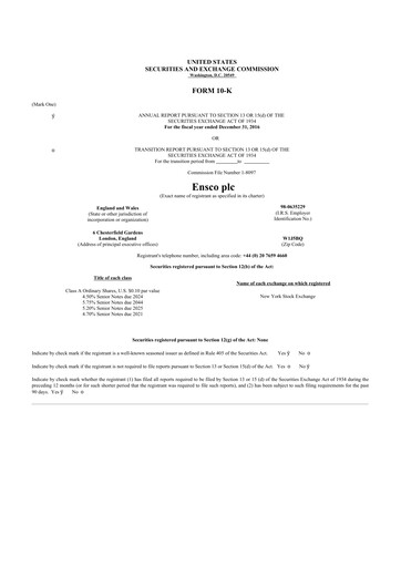 Thumbnail Valaris 10-K Annual Report 2016