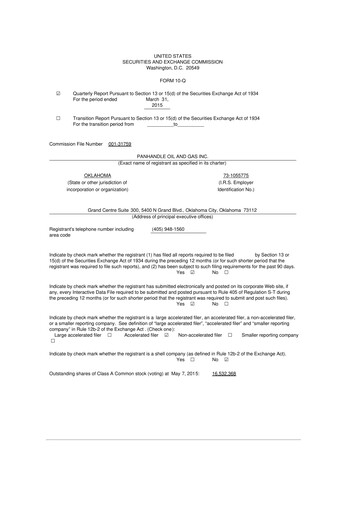 Thumbnail PHX Minerals 10-Q Quarterly Report FY2015 