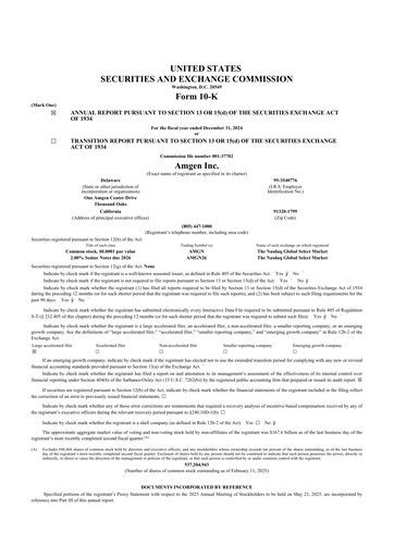 Thumbnail Amgen 10-K Annual Report 2024