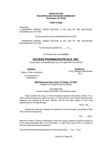 Vorschaubild Abeona Therapeutics
 10-Q Quartalsbericht  