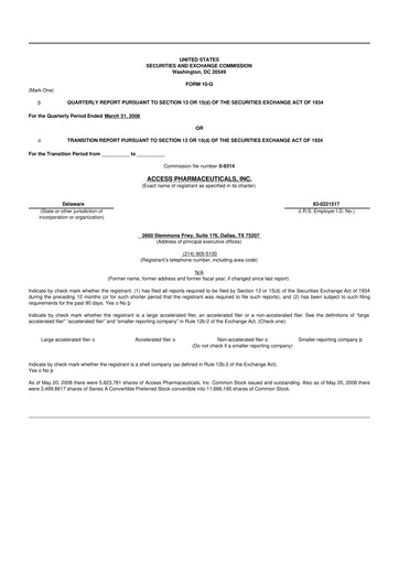 Vorschaubild Abeona Therapeutics
 10-Q Quartalsbericht  