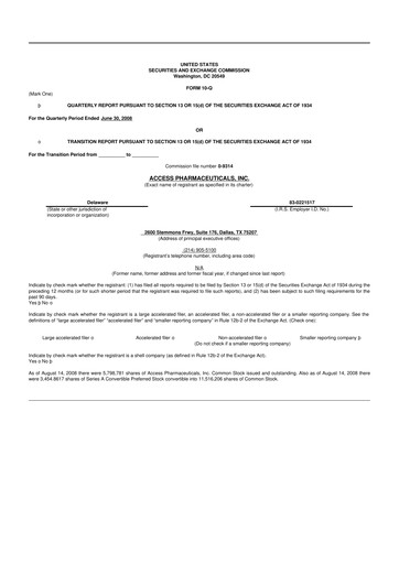 Vorschaubild Abeona Therapeutics
 10-Q Quartalsbericht  