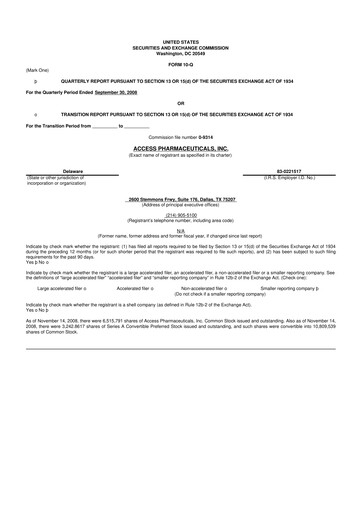 Vorschaubild Abeona Therapeutics
 10-Q Quartalsbericht  