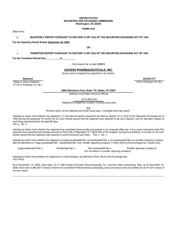 Vorschaubild Abeona Therapeutics
 10-Q Quartalsbericht  