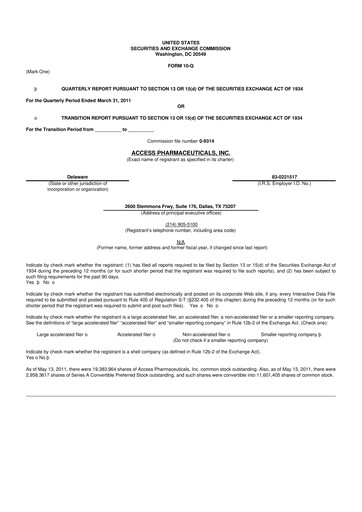 Vorschaubild Abeona Therapeutics
 10-Q Quartalsbericht  