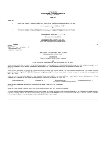 Vorschaubild Abeona Therapeutics
 10-Q Quartalsbericht 2014 