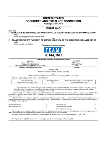 Miniature Team Inc 10-Q Rapport trimestriel 2026 