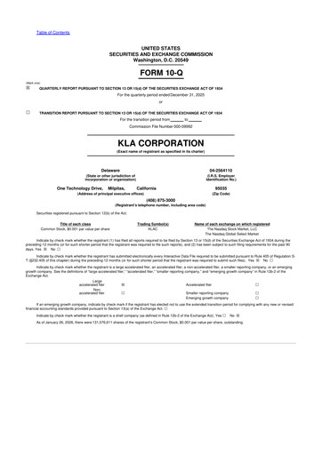 Thumbnail KLA 10-Q Quarterly Report FY2026 