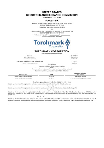 Thumbnail Globe Life
 10-K Annual Report 2016
