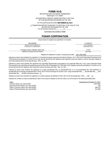 Thumbnail Fonar Corporation
 10-Q Quarterly Report FY 