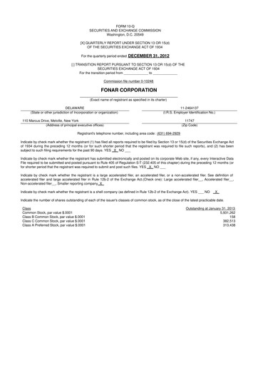 Thumbnail Fonar Corporation
 10-Q Quarterly Report FY2013 