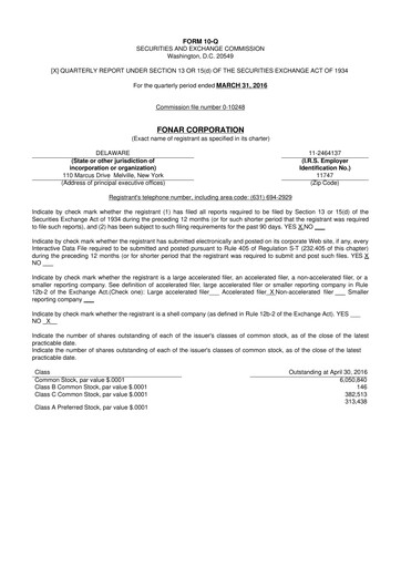 Thumbnail Fonar Corporation
 10-Q Quarterly Report FY2016 