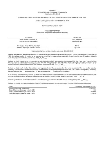 Thumbnail Fonar Corporation
 10-Q Quarterly Report FY2018 