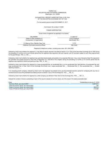 Thumbnail Fonar Corporation
 10-Q Quarterly Report FY2018 