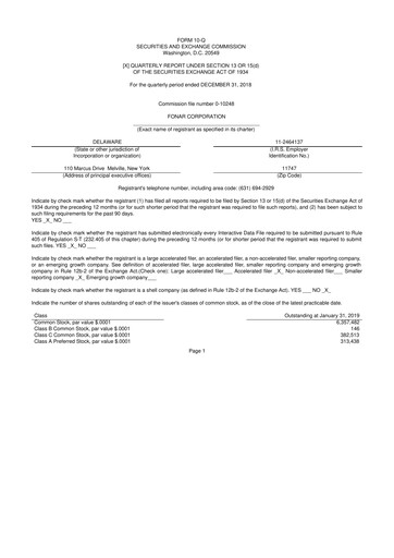 Thumbnail Fonar Corporation
 10-Q Quarterly Report FY2019 