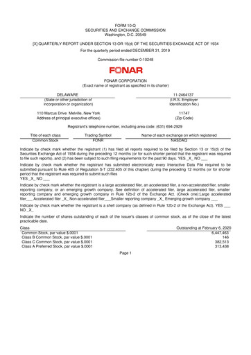 Thumbnail Fonar Corporation
 10-Q Quarterly Report FY2020 