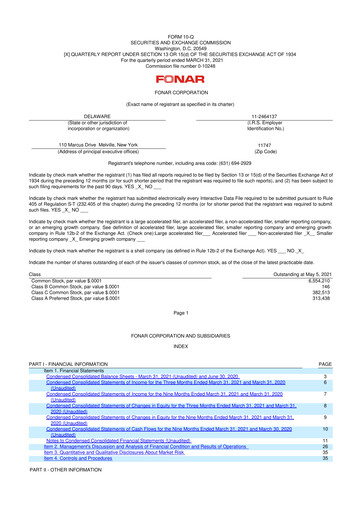 Thumbnail Fonar Corporation
 10-Q Quarterly Report FY2021 