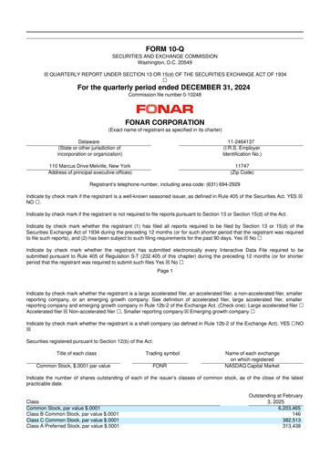 Thumbnail Fonar Corporation
 10-Q Quarterly Report FY2025 