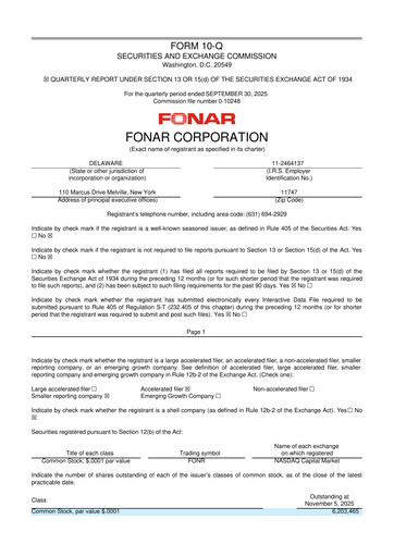 Thumbnail Fonar Corporation
 10-Q Quarterly Report FY2025 
