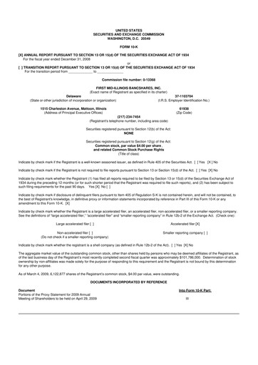 Vorschaubild First Mid Bancshares 10-K Jahresbericht 