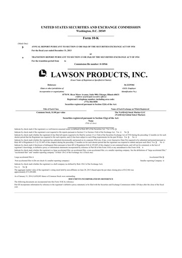 Thumbnail Distribution Solutions Group 10-K Annual Report 2013