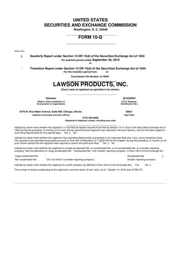 Vorschaubild Distribution Solutions Group 10-Q Quartalsbericht 2016 