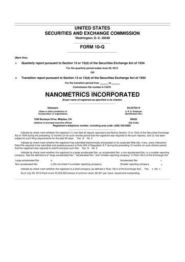 Thumbnail Onto Innovation 10-Q Quarterly Report FY2013 