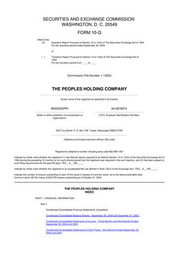 Thumbnail Renasant Corp 10-Q Quarterly Report FY 