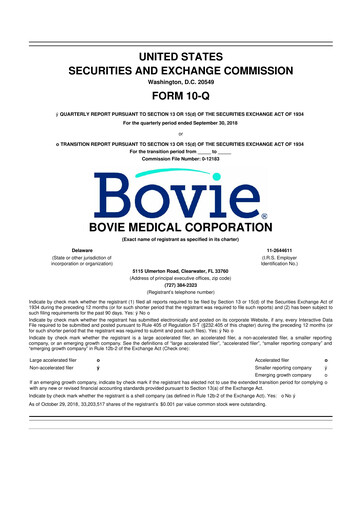 Miniature Apyx Medical 10-Q Rapport trimestriel 2018 