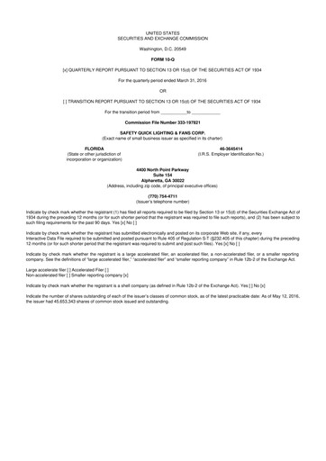 Thumbnail SKYX Platforms 10-Q Quarterly Report FY2016 